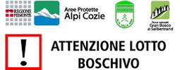 Sentiero n.3 chiuso per cantiere forestale