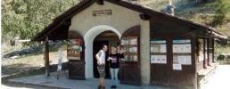Punto informativo e parcheggio a pagamento in Val Troncea