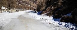 Attenzione! Ghiaccio in Val Troncea