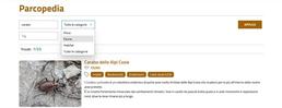 Parcopedia: il sito aggiornato con nuove schede
