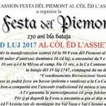 Assietta: Festa del Piemont 2017 - strada a senso unico