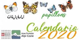 Il celendario 2020 Parchi Alpi Cozie dedicato alle Farfalle