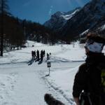 Innevamento ottimale in Val Troncea