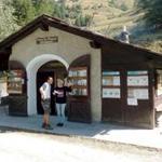 Punto informativo e parcheggio a pagamento in Val Troncea